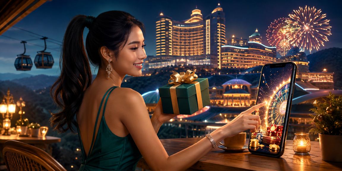Paparan kasino mudah alih di Genting Highlands dalam gaya Malaysia